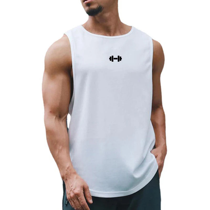 Men's Gym Tank Top - Quick Dry Bodybuilding Sleeveless Shirt