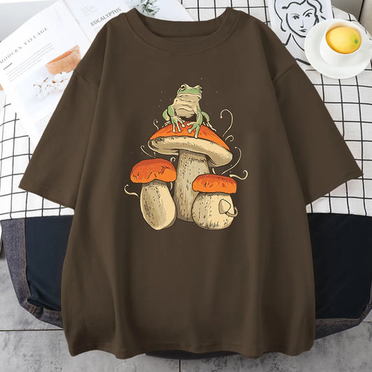 Cottagecore Aesthetic Mushroom Sweatshirt